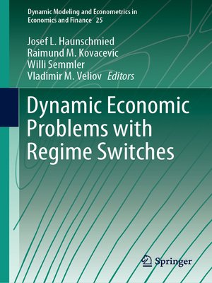 cover image of Dynamic Economic Problems with Regime Switches